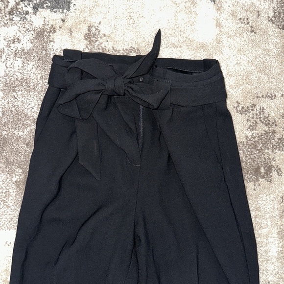 Black Paper Bag Waist Pants Lulus (S) - Picture 4 of 7